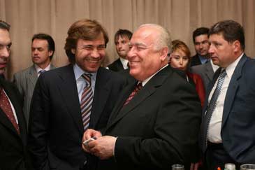 Вадим Новинский и Виктор Черномырдин