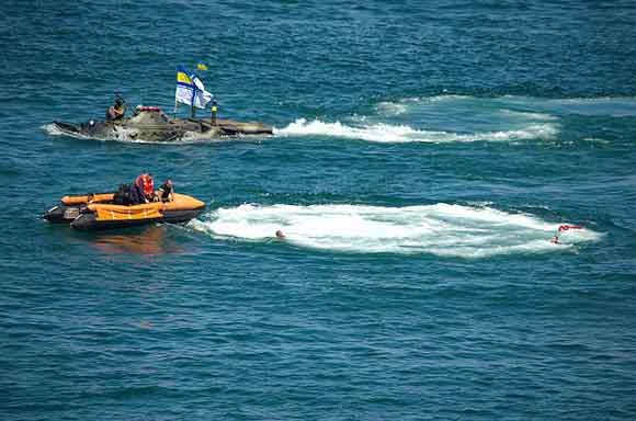 Морпехи спаслись из бронетранспортёра