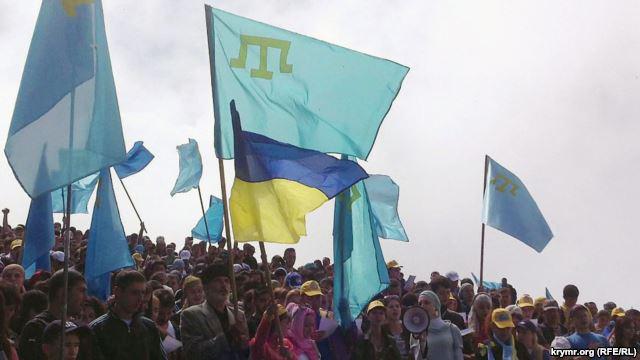 крымские татары на Чатыр-Даге