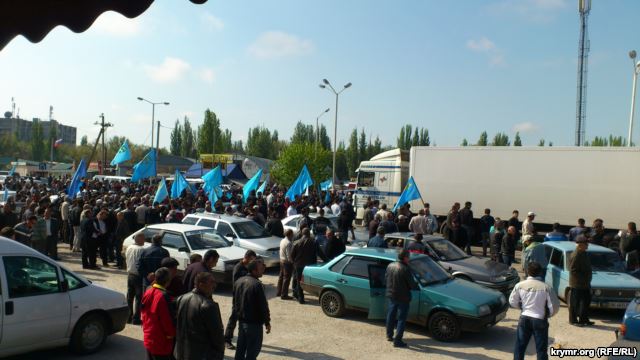 акция протеста крымских татар