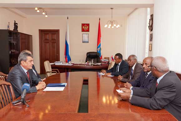 встреча губернатора Севастополя Сергей Меняйло с делегацией из Эритреи