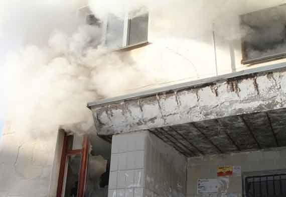 пожар в квартире жилого дома по пр. Генерала Острякова