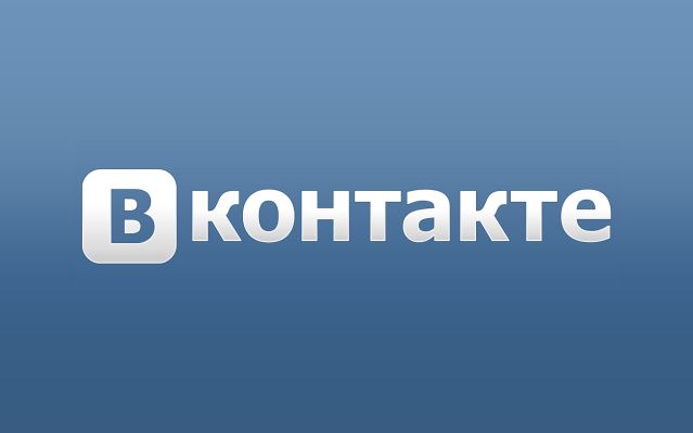 ВКонтакте лого, социальная сеть