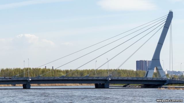 мост через Дудергофский канал в Санкт-Петербурге