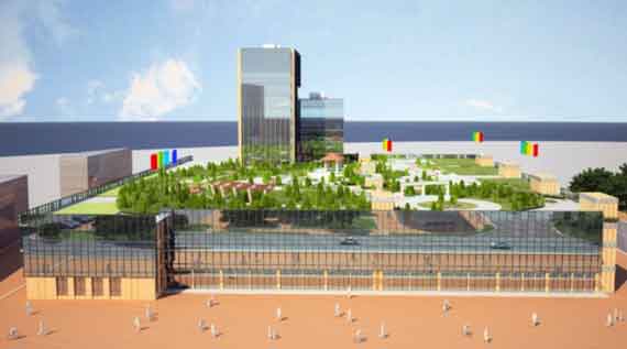 Таким согласно эскизному проекту должен был быть новый универсальный центр на месте стадиона «Чайка» в Севастополе