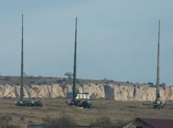 Российские военные развернули в Крыму новейший комплекс радиоэлектронной борьбы «Мурманск-БН».
