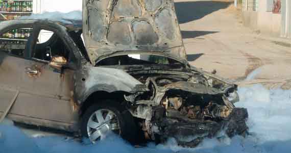 В поселке Любимовка под Севастополем 6 июля сгорел легковой автомобиль. Инцидент случился около половины седьмого утра.