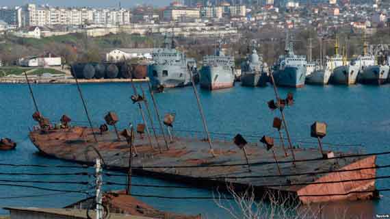 Корабли в Стрелецкой бухте Севастополя