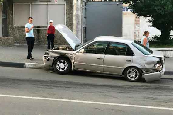 авария произошла 23 августа на перекрестке улиц Адмирала Октябрьского и Новороссийской