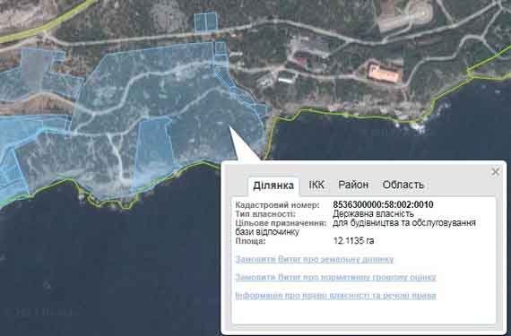 фирма «Реал Истейт АГ» арендовала кусок черноморского побережья в районе мыса Сарыч