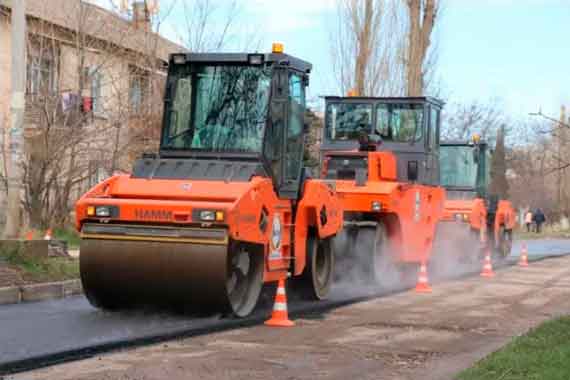 ремонт участка дороги в 510 м по ул. Чакыл-Мале в селе Терновке