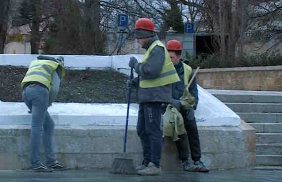 Спустя 1,5 года, завершилась реконструкция сквера у Владимирского собора