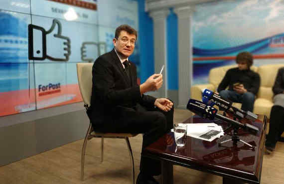 Председатель севастопольского отделения политической партии «Родина» Иван Комелов 