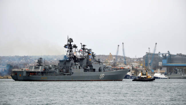 Большой противолодочный корабль Северного флота России «Североморск», прибывший 10 января в Севастополь, временно войдет в состав 30-ой дивизии Черноморского флота России