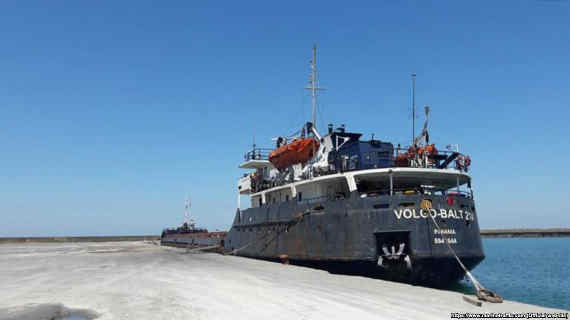 Затонувшее в Черном море грузовое судно VOLGO BALT, архивное фото