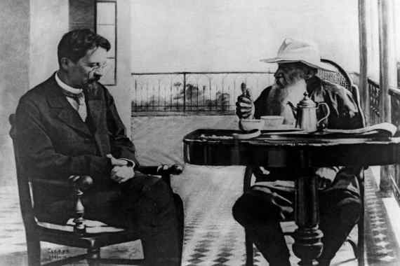 Чехов и Толстой в Гаспре, 1901 год
