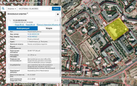 Площадь его позволяла - по данным российского кадастра участок 91:02:001010:90 занимает 1,1 га.