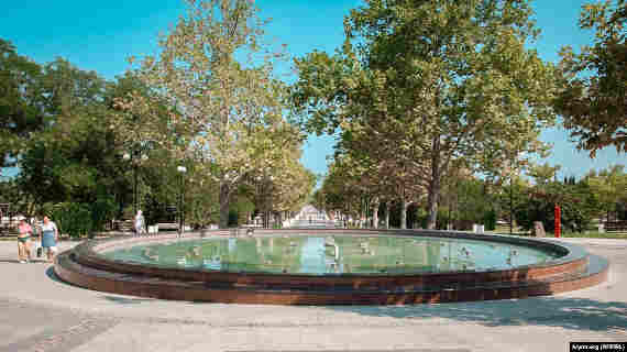 В севастопольском парке Победы отключили все фонтаны, установленные в ходе недавней реконструкции