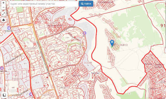 Под застройку запланировано 40 гектаров кадастрового квартала 91:04:002013 (на карте ниже), расположенного, согласно публичной карте, в Нахимовском районе города-героя.