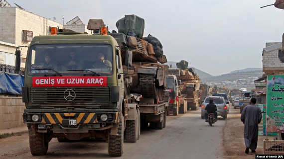 Российские и турецкие военные 20 февраля приняли прямое участие в боевых действиях в сирийской провинции Идлиб