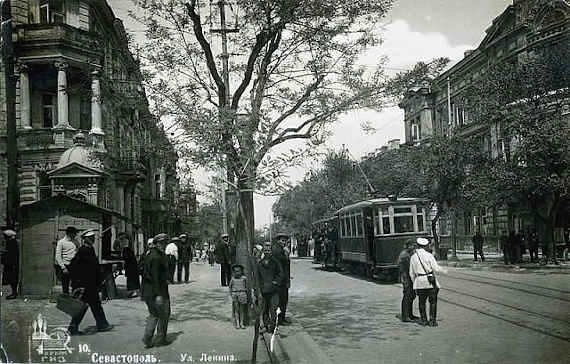 Трамвай в Севастополе старое фото