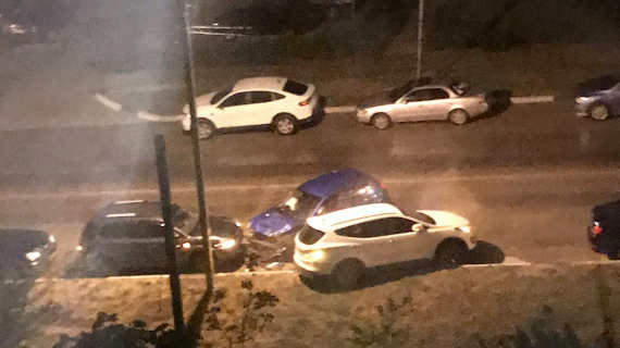 ДТП произошло минувшей ночью в Севастополе на улице Маринеско