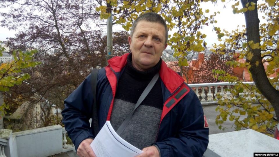 левый активист Валерий Большаков из Севастополя
