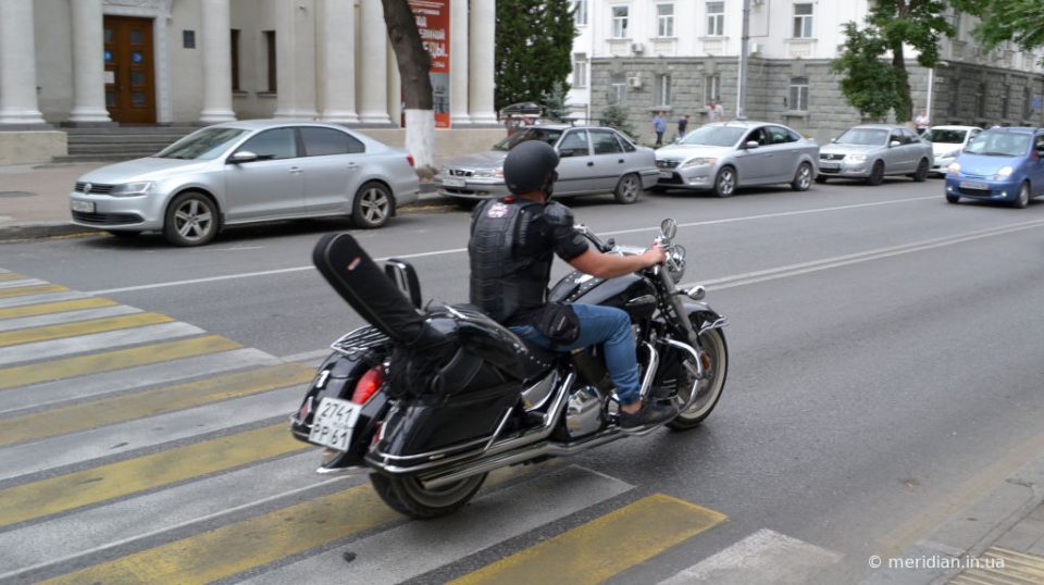 байкер в Севастополе