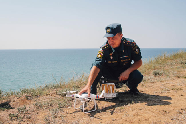 В Севастополе китайские беспилотники патрулируют побережье Чёрного моря