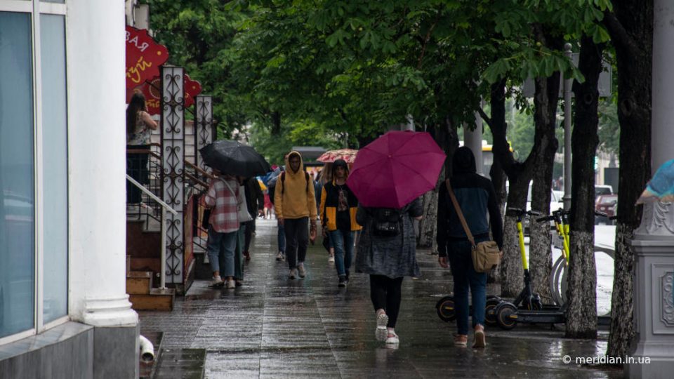 в Севастополе дождливая погода