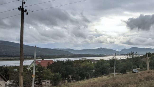 Запас воды в Чернореченском водохранилище