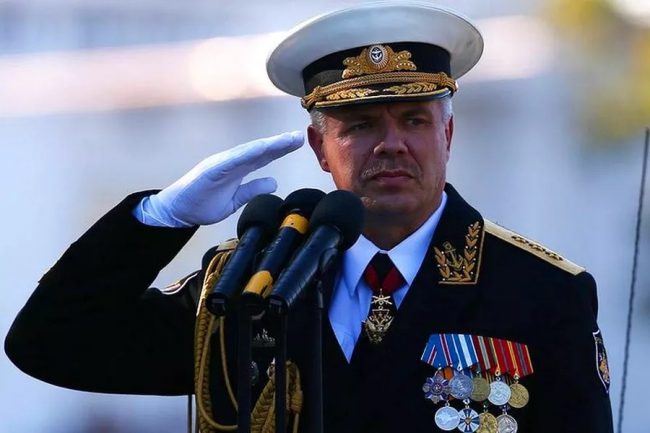 Начальник Главного штаба – первый заместитель главкома ВМФ РФ адмирал Александр Витко