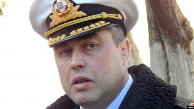Бывшему командующему Военно-морскими силами Украины Денису Березовскому грозит до 15 лет тюрьмы по обвинению в госизмене