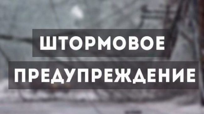 МЧС объявило штормовое предупреждение