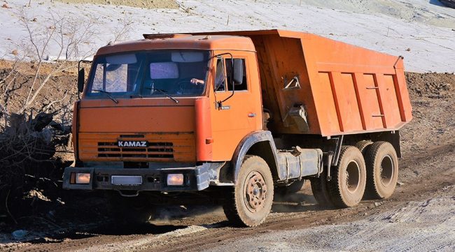 после взрыва колеса «Камаза»