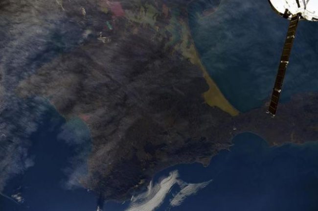 новое фото Крыма из космоса