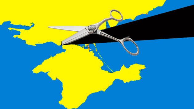 Крым отрезали, захват Крыма