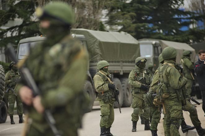 российские войска Крым