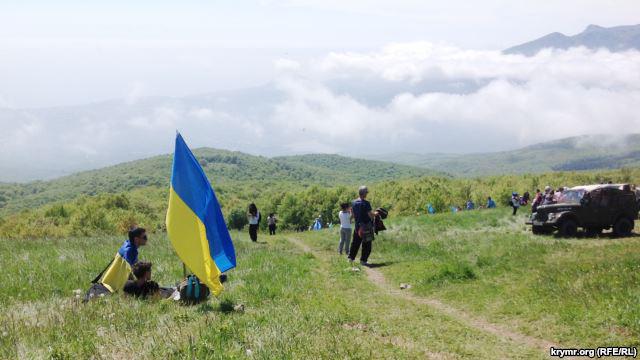 крымские татары на Чатыр-Даге