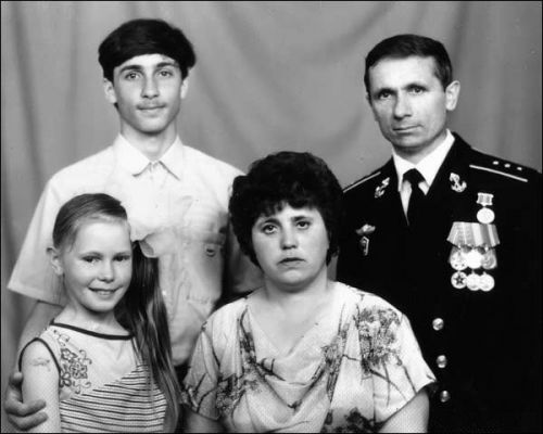 семья Шкаплеровых, конец 80-х