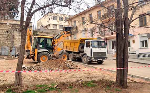 ремонт дороги на улице Воронина в Севастополе