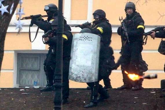 Беркут, разгон Майдана
