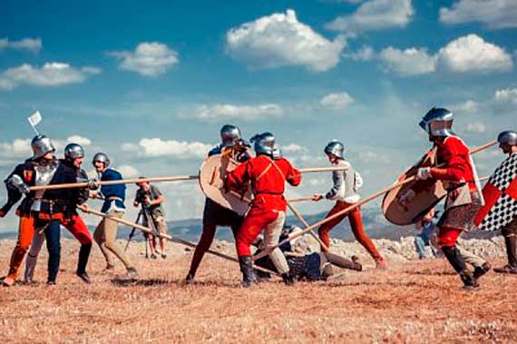 Крымский военно-исторический фестиваль на Федюхиных высотах