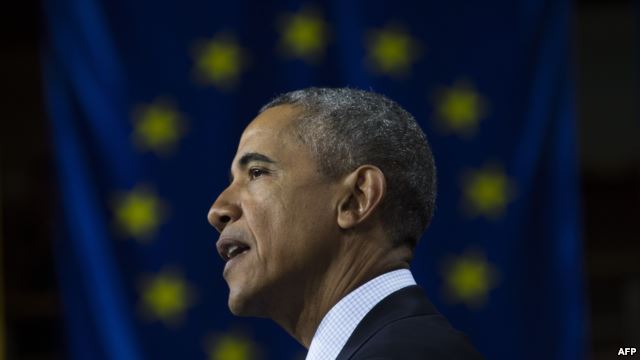 Президент США Барак Обама в немецком Ганновере 25 апреля призвал к европейскому единству.