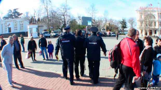 разгон митинга в Севастополе