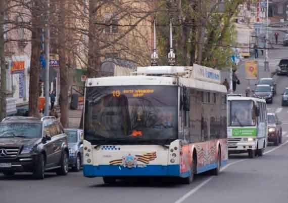 Предприятие "Севэлектроавтотранс" сообщает об изменении направления движения троллейбусного маршрута № 10.