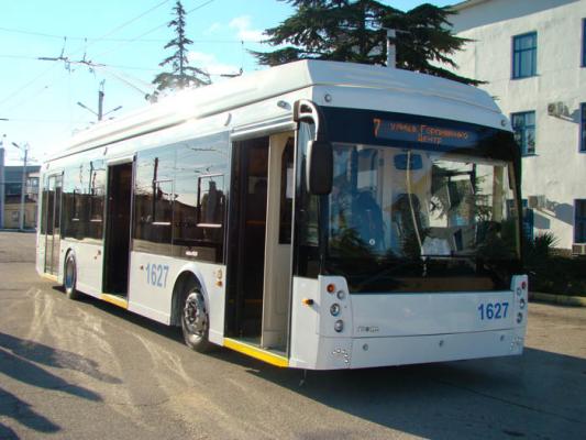 новый троллейбус марки Тролза «Мегаполис»