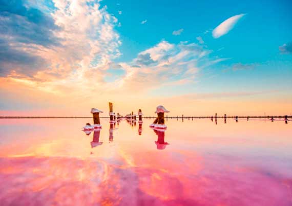 Крупнейшее соленое озеро Крымау Сасык-Сиваш 