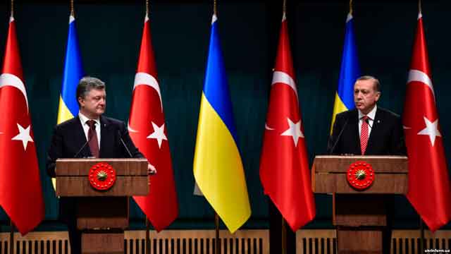 Президенты Украины Петр Порошенко и Турции Реджеп Тайип Эрдоган, архивное фото