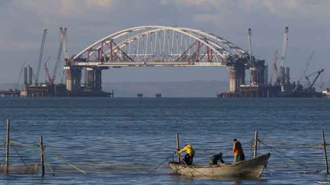 Строительство Керченского моста